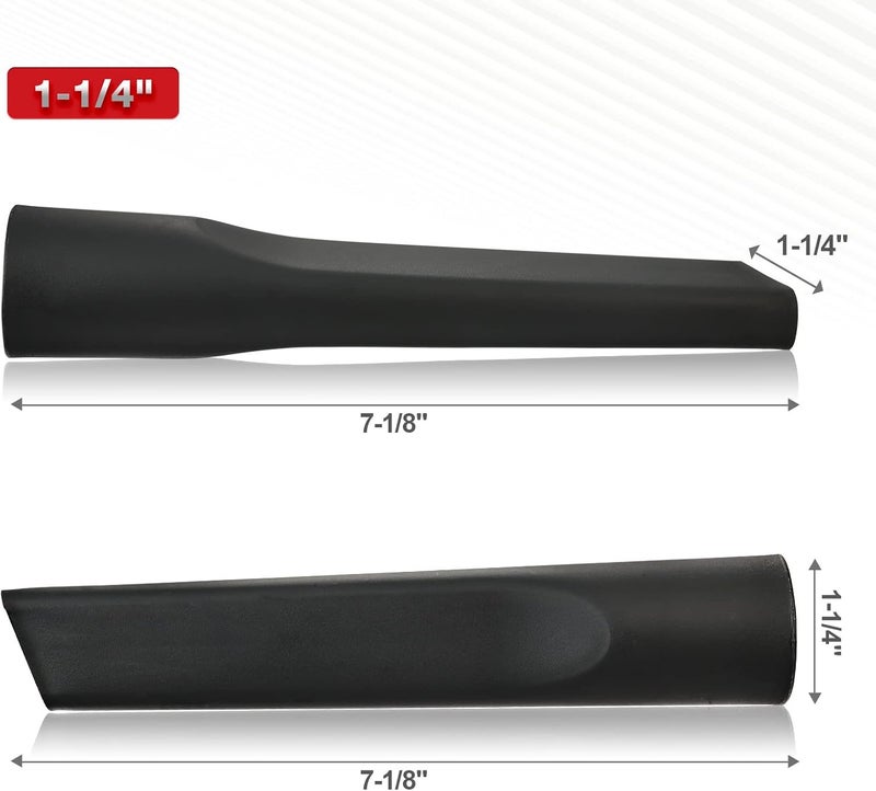 SHOPVAC مجموعة فوهات 3 قطع، بقطر 1-1/4 بوصة للاستخدام الرطب/الجاف، تشمل فوهة غولبر، أداة الشق والأداة الأرضية - Image 4